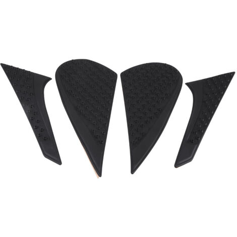 Protectores antideslizantes para depósito de motocicleta - 1 par - Kawasaki Z800 2013-2016 - Negro - Material de caucho de alta calidad