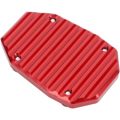 Extensión de caballete lateral para DUCATI MULTISTRADA V4 2021+, aluminio, rojo, antideslizante.