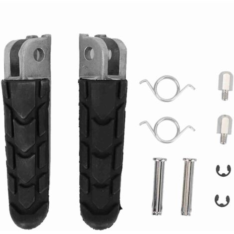 Reposapiés delanteros para Honda NC700 (2012-2015), juego de 2, aluminio negro.