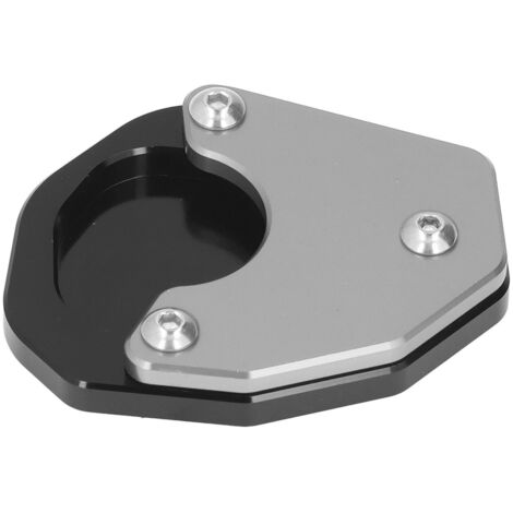 Placa de extensión para la pata de cabra de la motocicleta Trident 660 2021-2022, aluminio mecanizado CNC, gris.