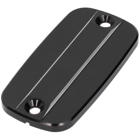 Protector de depósito de líquido de freno delantero de aluminio RC-201 [84x43 mm negro] para Honda CRF1000L Rebel 300/500 (1/5)