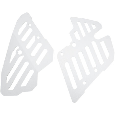 Protector de leva del acelerador para Yamaha Ténéré 700 XT700Z (2019-2021) en aluminio – 2 piezas, color plata