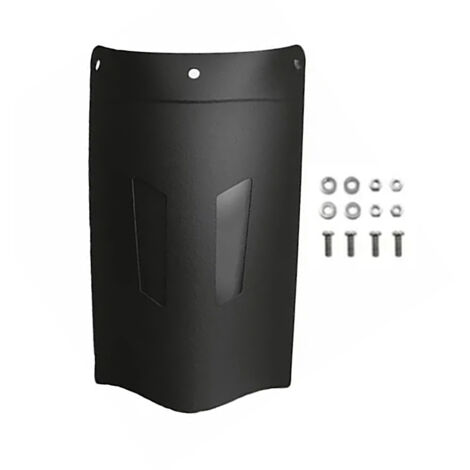 Protector de carretera delantero para motocicleta, plástico, diseño de resistencia única (200 g) con paquete de tornillos (1/5)