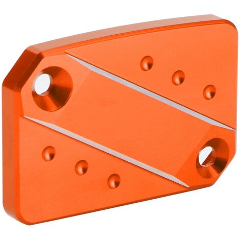 Tapón del depósito de líquido de frenos - Motocicletas - Cubierta - Naranja - 55 x 37 mm - Aluminio - Para Suzuki GSX-S125 GSX-S150 GSX-R125 2017-2018, Yamaha YZF-R125 2008-2013, BMW G310R/G310GS 2017 (1/5)