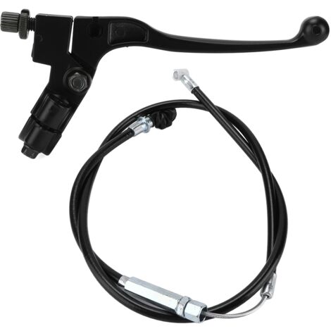 Cable de control de embrague con ajuste para motos de cross de 50 cc, 70 cc, 90 cc, 110 cc y 125 cc - Palanca de aluminio y 90 cm de longitud. (1/5)