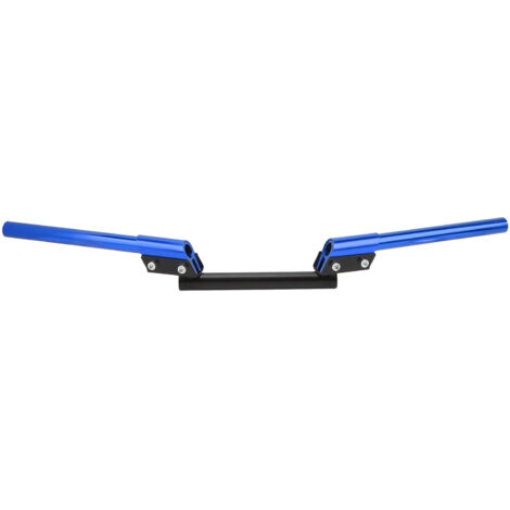 Manillar universal de motocicleta de 22 mm, manillar ajustable para scooter, ATV, vehículo todoterreno, azul. (1/5)