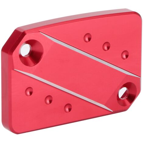 Tapón del depósito de líquido de freno delantero de aleación de aluminio CNC para Suzuki GSX-S125/S150/R125 - Rojo, alta resistencia, 55x37 mm, 1 pieza.