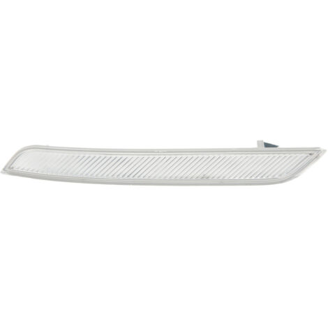 Reflector delantero de parachoques de ABS blanco transparente (para BMW X6 E71/X5 M E70 2008-2013, estilo original, visibilidad y seguridad) (1/5)