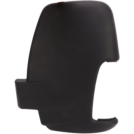 [Cubierta de espejo retrovisor] [Plástico ABS rígido] [Ford Transit MK8 2014-2019 Izquierda] [Cubierta negra brillante, fácil instalación] (1/5)
