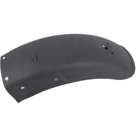 Protector de cadena de rueda trasera para motocicletas cruiser - Guardabarros de metal negro de 44 cm, compatible con Yamaha Virago, V-Star, Kawasaki VN, Honda Shadow