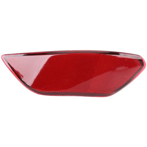 Luz de marcha atrás de parachoques de ABS reforzado con lente roja: 95863110500, modelo exacto para el parachoques trasero. (1/5)