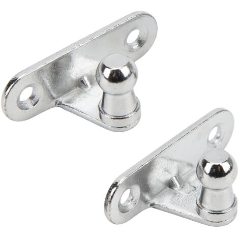 Soporte de resorte de gas - Kit de 2 piezas - Montaje universal de 10 mm - Metal - Para el compartimento del motor (1/5)