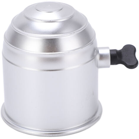 Tapón universal para barra de tracción CP-0235 plateado para autocaravanas con tornillos antipérdida [cubierta protectora] ABS impermeable