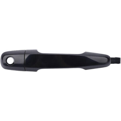 Manija exterior de puerta negra de ABS resistente a los arañazos con agarre ergonómico, compatible con Mitsubishi Triton L200 de 2006 a 2015. (1/5)