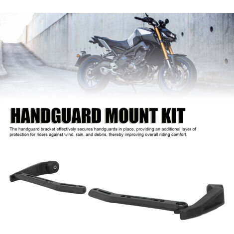 Kit de soporte para protectores de manos MT-09/MT-09 SP (a partir de 2024) en metal y plástico de alta resistencia: mayor protección y estabilidad para una mayor comodidad al conducir.