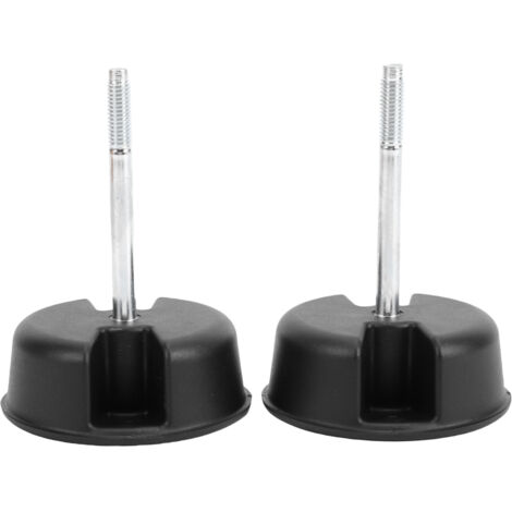 Kit de montaje para panel de techo rígido Jeep (2 piezas) - Plástico negro/Tornillos y perillas de metal - Compatible con Jeep JK Unlimited de 2/4 puertas (2007-2019) - Reemplaza la pieza original 1CJ
