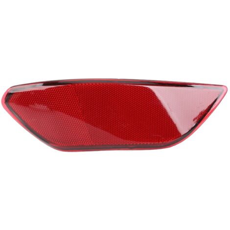 Reflector de parachoques trasero ABS con lente roja, para modelo 95863110600, tira brillante, fácil instalación. (1/5)