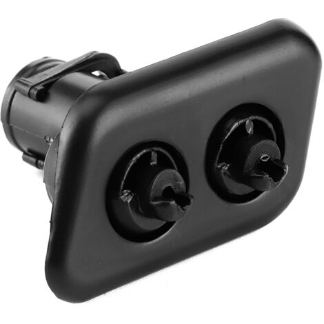 Boquilla del lavafaros para BMW E39 525i 528i 530i 540i M5 - POM negro - N.º de pieza original 61678360661/61678360662 - Pieza del lado izquierdo (1/5)