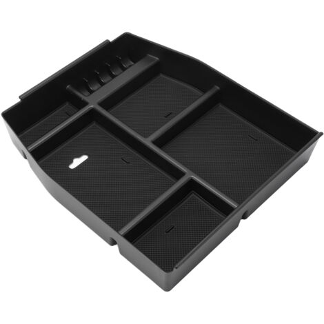 Caja de almacenamiento para consola central con 5 compartimentos – Compatible con Ford 2015-2019 – ABS/caucho – Organizador interior (1/5)