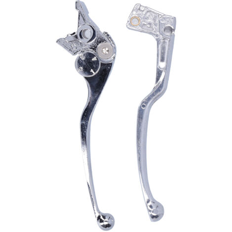 Manetas de freno y embrague de aluminio compatibles con Yamaha GSX250 GSX400 GJ74A GJ75A GJ78A - 1 juego (izquierda + derecha) - Reemplazo directo