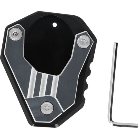 [Placa de extensión para pies de motocicleta] Aluminio CNC para Kawasaki Ninja400 Z400 Versys650 KLX250 [Superficie de soporte ampliada]