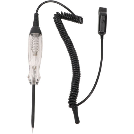 Probador de circuitos automotrices universal de CC de 6-24 V: prueba de voltaje automotriz ligera, sonda, probador de circuitos, material de caucho y metal. (1/5)