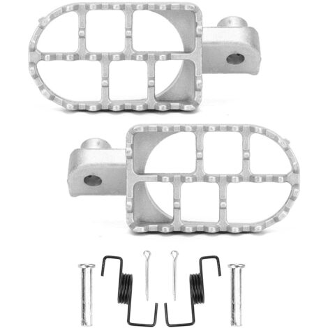 Estriberas de aluminio para motocicleta Kawasaki KLX110 KLX110L KLX125 – Ajustables, ergonómicas, anodizadas