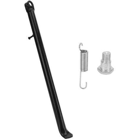 [Soporte lateral] Soporte de soporte lateral de 420 mm/16,54 pulgadas con resorte y tornillo, compatible con Apollo CRF50/70 125cc 110cc 140cc Dirt Pit Bike, fabricado en metal duradero.