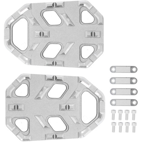 Estriberas grandes de aleación de aluminio para motocicleta - Par de placas de pedal para CB650R 2019-2020