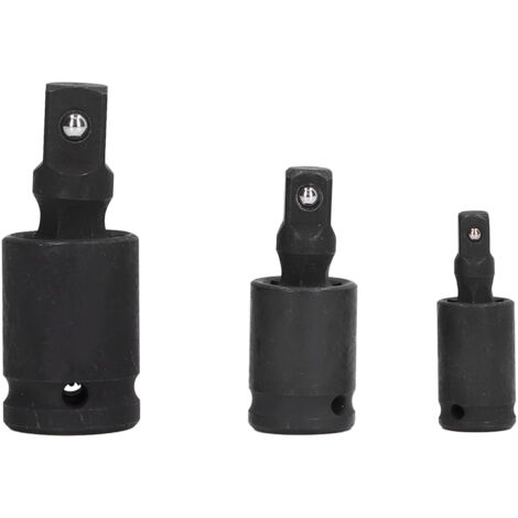 Adaptador de junta universal de 3/4, 1/2, 1/4 y 3/8 - 3 piezas, para herramientas de impacto y manuales, material duradero de cromo-molibdeno. (1/5)