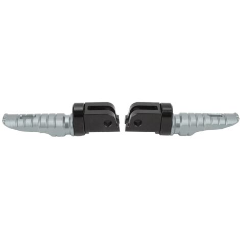 2 reposapiés delanteros de aluminio CNC T6063 para Benelli Leoncino 500/800 BN150S (gris)