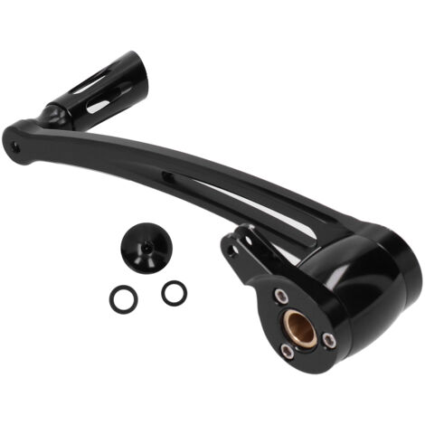 Pedal de freno de motocicleta de aluminio CNC negro para modelos Touring 2008-2013
