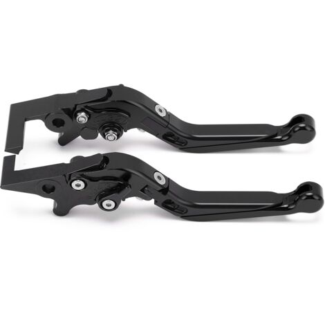 Palancas de freno y embrague CNC para Honda ADV150 2019-2021 - 2 unidades, aluminio negro.