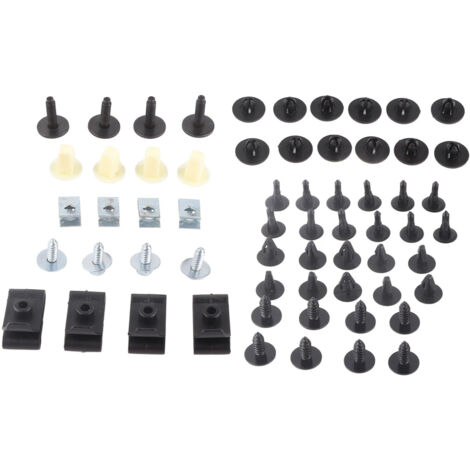 Kit de clips de sujeción para la tapa del motor 50 piezas de metal/plástico Toyota Avensis LX 2003-2010 Montaje en el parachoques (1/5)