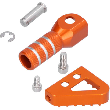 Pedal de freno trasero y punta de palanca de cambios en aleación de aluminio para KTM 690 SMC/950 Superenduro