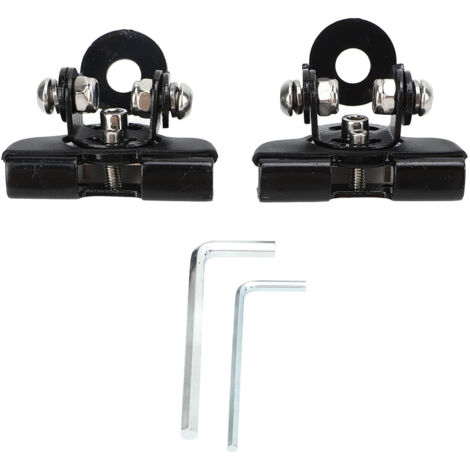 [Soporte de montaje LED para barra de luz] [Soporte universal] [Ajustable 60°/180°] [2 soportes + herramientas de hierro anticorrosión] (1/5)