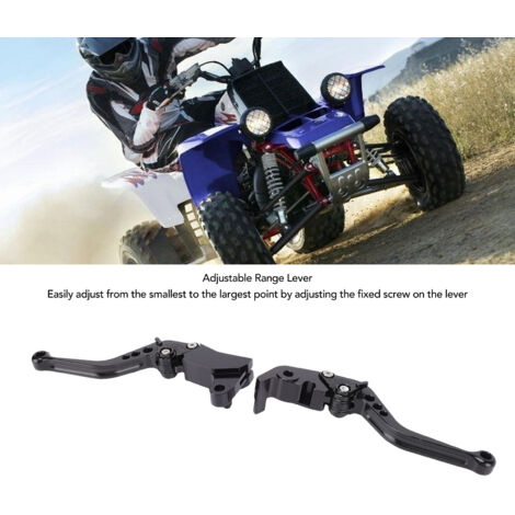 Manetas de freno y embrague para motocicleta, cortas, de aluminio, compatibles con Indian FTR1200 S Carbon 2019-2025, color negro.