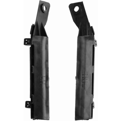 Soporte del parachoques delantero, Nissan Versa 07-12, NI1062100 NI1063100, ABS negro, 2 piezas, instalación directa. (1/5)