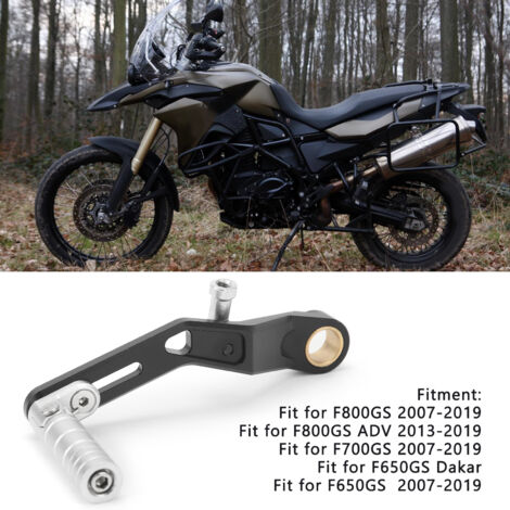 Pedal de cambio de marchas ajustable y plegable de aleación de aluminio compatible con BMW F800GS / F700GS / F650GS