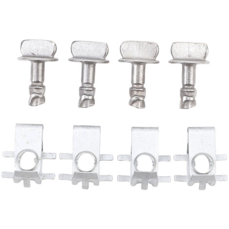 Kit de 4 tornillos para la tapa del motor con tornillos de lengüeta y tuercas de zinc - Longitud del tornillo 1,9 cm (BB5Z-00817-A/W716006-S439) para Explorer/Flex/Taurus/MKS/MKX/MKT (1/5)
