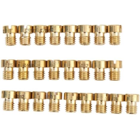 Surtidor principal, 55-115 M5, kit de 25 piezas de repuesto para surtidor principal para carburador Dellorto PHBG, DEBUNS (1/5)