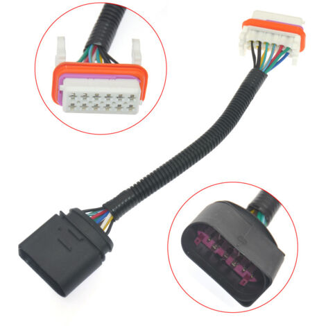 Aplicable a los modelos Porsche Cayenne 2003-2006, arnés de cableado de faros HID, conector 95563123911 (1/4)