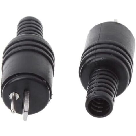 Conector DIN de 2 pines para altavoces - Paquete de 10 conectores de soldadura para cableado HiFi (1/4)