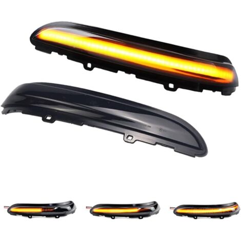Intermitente lateral LED secuencial dinámico Hacreyatu con lente ahumada para Peugeot 208 y 2008 (unidad individual)
