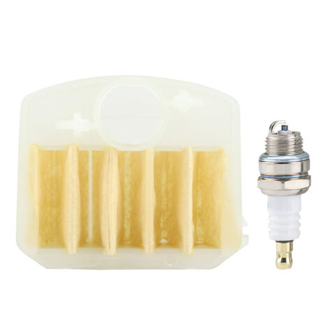 Kit de filtro de aire L7T y bujía para motosierras Husqvarna 340, 345, 346, 350, 351 y 353. (1/5)