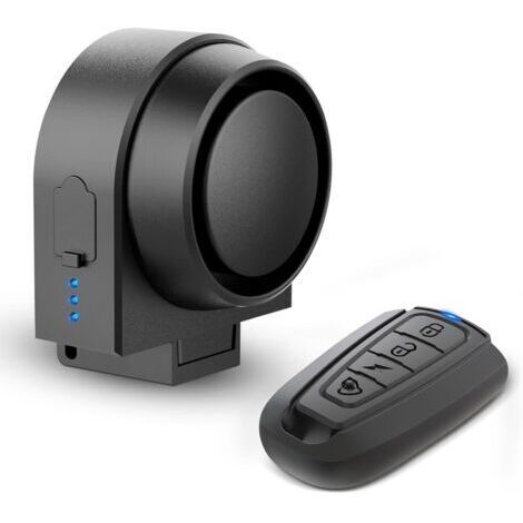 Alarma antirrobo inteligente inalámbrica – Alarma por vibración resistente al agua IPX5 – Control remoto de hasta 80 m – 115 dB para bicicleta, motocicleta y scooter. (1/5)