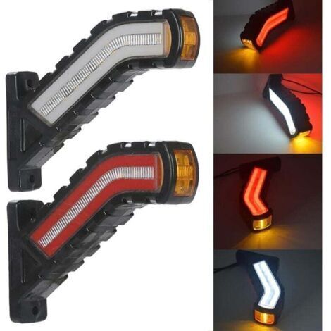 Luz de posición lateral LED de 12/24 V – Alto brillo, resistente al agua y a los golpes – Universal (1/4)