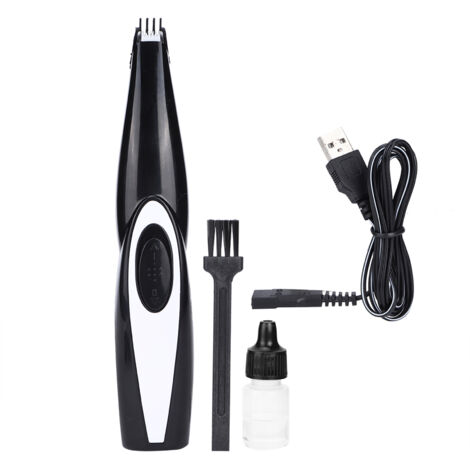 Mini herramienta eléctrica de aseo para gatos y perros - Recortadora de patas profesional negra (1/5)