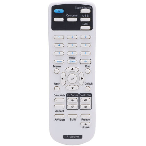 Mando a distancia de repuesto 219863500 para proyectores EX3280, EX5280, EX9230, VS260, EB-992F, EB-982W, EB-972, EB-118, EB-W49, EB-X49, EB-E20, EB-FH52, EB-W52 y EB-W51 (1/5)