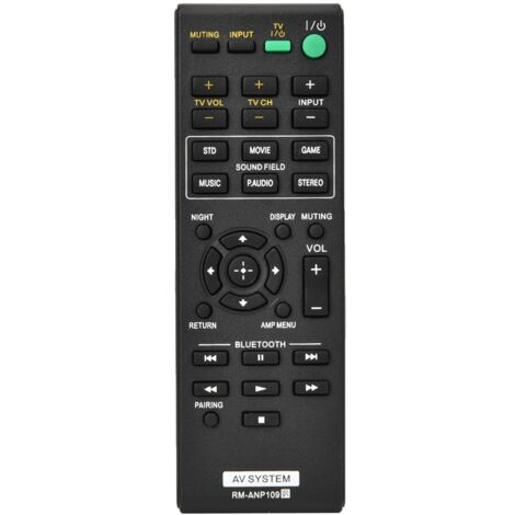 Mando a distancia Sony RM-ANP109 para el sistema de audio y vídeo del televisor inteligente HT CT260. (1/5)